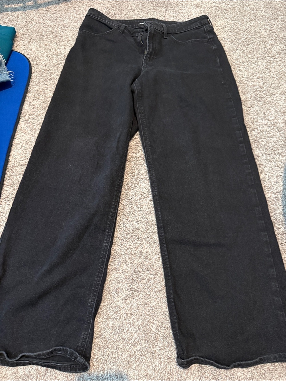 Old Navy Black Wide-Leg Jeans